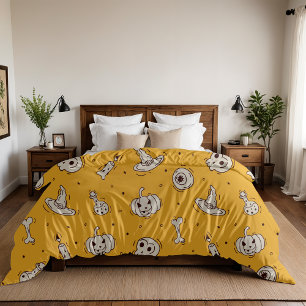 Spells & Skeletons Halloween Fleece Deken