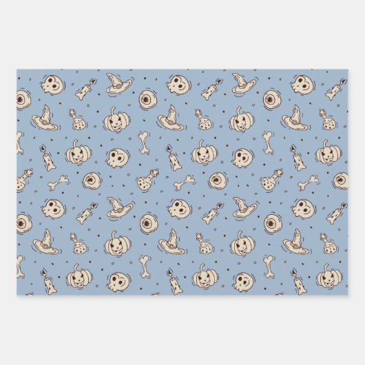 Spells & Skeletons Halloween Theme Wrapping Papers Inpakpapier Vel (Voorkant 2)
