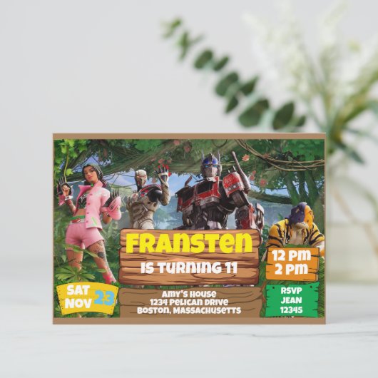 Spelthema Kaart (Staand voorkant)