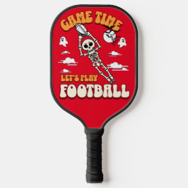 Speltijd Let's Play Football Halloween Funny Pickleball Paddle