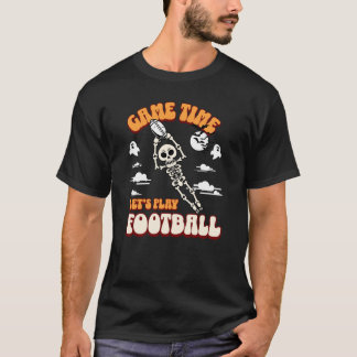 Speltijd Let's Play Football Halloween Funny T-shirt