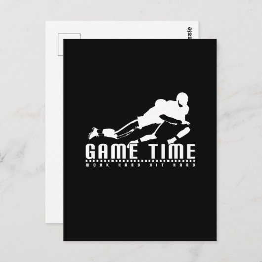 Speltijd - Tackle Briefkaart (Voorkant / Achterkant)