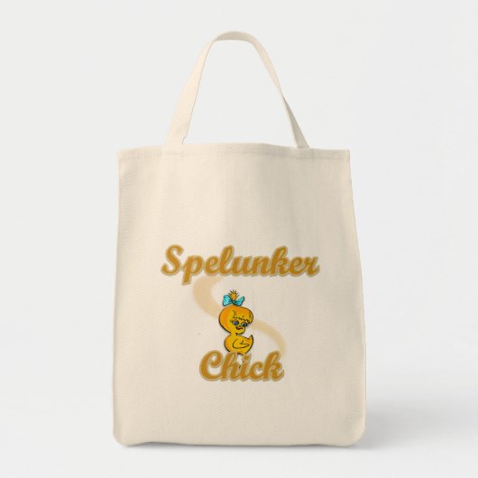 Spelunker Chick Tote Bag (Voorkant)