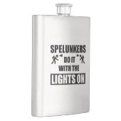 Spelunkers doen het met licht erop flacon (Rechts)