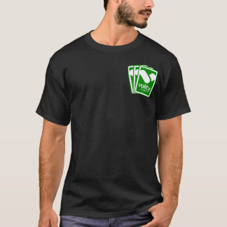 Spelventilatorbadge donker T T-shirt