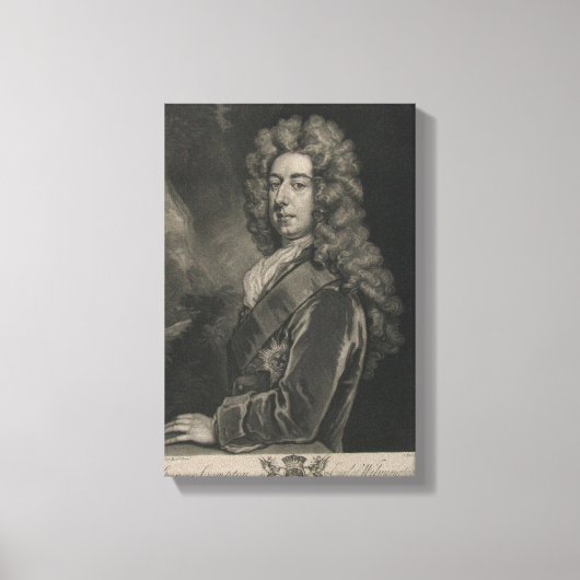 Spencer Compton, Earl of Wilmington Canvas Afdruk (Voorkant)