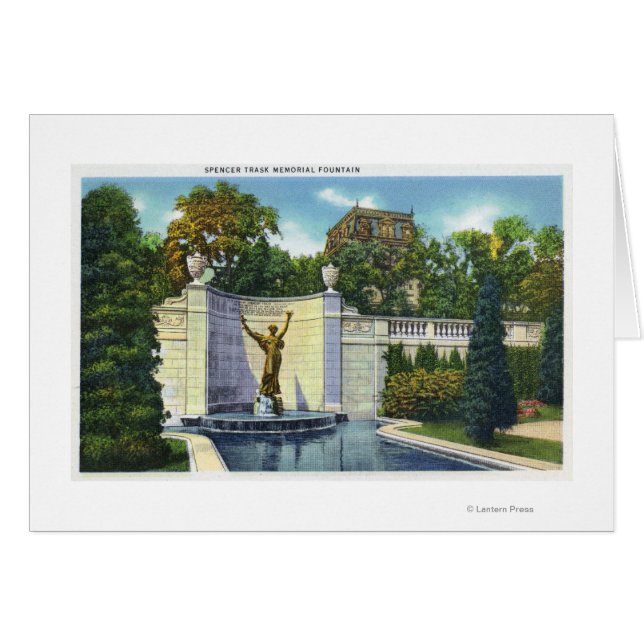 Spencer Trask Memorial Fountain Uitzicht (Voorkant Horizontaal)