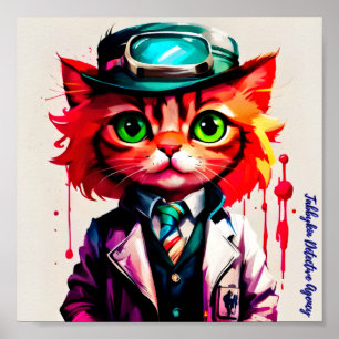 "Spencer" van Tabbykin Detective Agency Poster