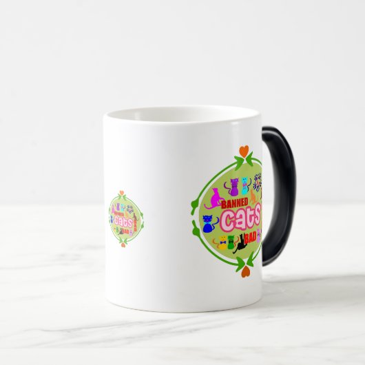 😻🐾↷ Sper Schattige Cat Family Fun Mok ↶🐾😺 (Voorkant rechts)