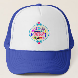 😻🐾↷ Sper Schattige Kat Familie Trucker Hat ↶🐾😺 Pet