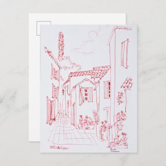 Speracedes bij Grasse | Zuid-Frankrijk Briefkaart (Voorkant / Achterkant)