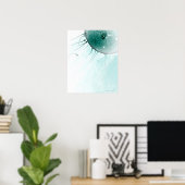 Sperm Fertilizing an Ovum. Poster (Thuiskantoor)