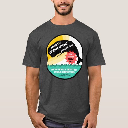 Sperm Whale Chewing Gum T-shirt (Voorkant)
