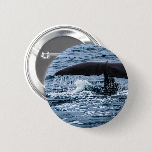 Sperm Whale Ronde Button 5,7 Cm (Voorkant /achterkant)
