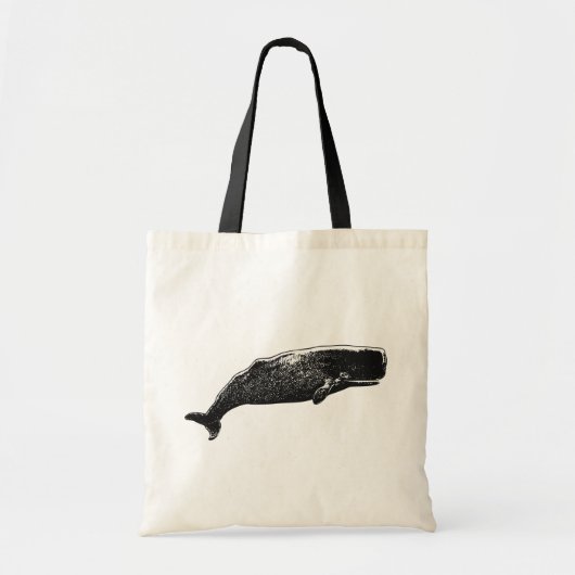 Sperm Whale Tote Bag (Voorkant)