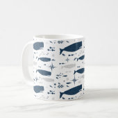 SPERM WITTE BLAUW MET TEXTURE KOFFIEMOK (Voorkant links)