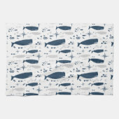 SPERM WITTE BLAUW MET TEXTURE THEEDOEK (Horizontaal)