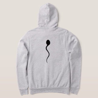 Sperma op mijn hoodie! Hoodie met lange mouwen en 