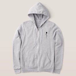 Sperma op mijn hoodie! Lange mouw ritssluiting Hoo Hoodie