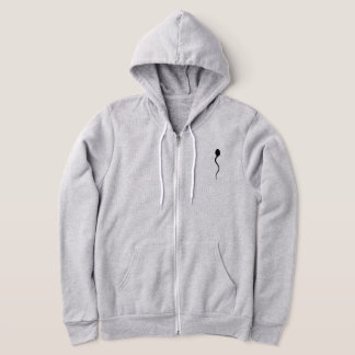Sperma op mijn hoodie! Lange mouw ritssluiting Hoo Hoodie