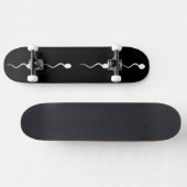 Sperma op wielen! skateboard (Horizontaal)
