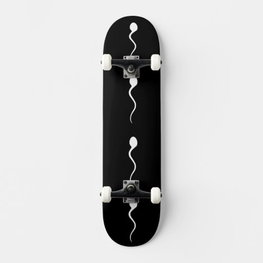 Sperma op wielen! skateboard (Voorkant)