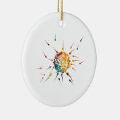 Sperms en eieren keramisch ornament (Rechts)