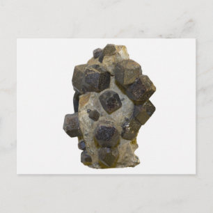 Spessartite in Matrix Briefkaart