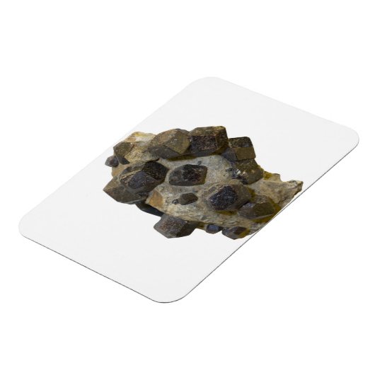 Spessartite in Matrix Magneet (Linkerzijde)