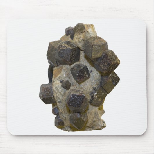 Spessartite in Matrix Muismat (Voorkant)