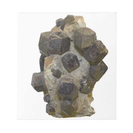 Spessartite in Matrix Notitieblok (Voorkant)