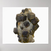 Spessartite in Matrix Poster (Voorkant)