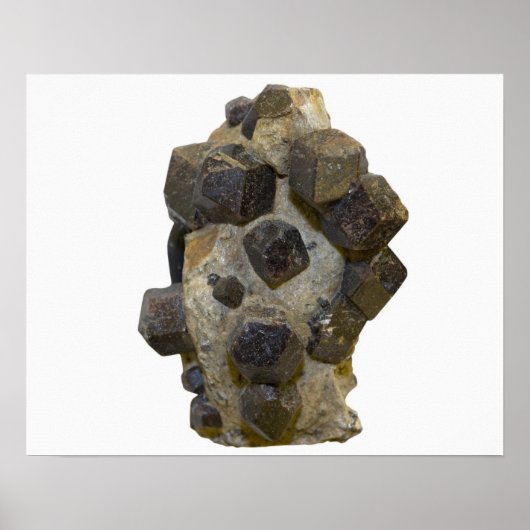 Spessartite in Matrix Poster (Voorkant)