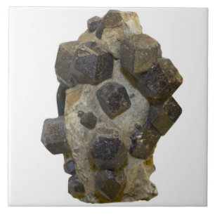 Spessartite in Matrix Tegeltje