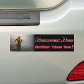 Speters van commerciële duikers bumpersticker (Op auto)
