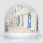 Spetses Greece Traditional Street Scene  (Arrière)