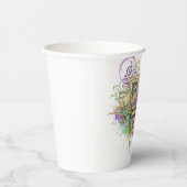 Spetter Mardi Gras collage Papieren Bekers (Rechts)