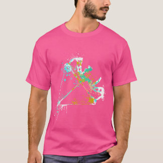 Spetterende sport boogschieten familie grappig t-shirt