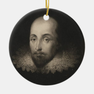 Spewright William Shakespeare van Cornelius Jansen Keramisch Ornament