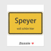 Speyer Aufkleber Sticker Autoaufkleber (Vel)