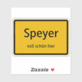 Speyer Autocollants (Feuille)