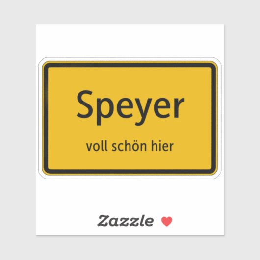 Speyer Autocollants (Feuille)