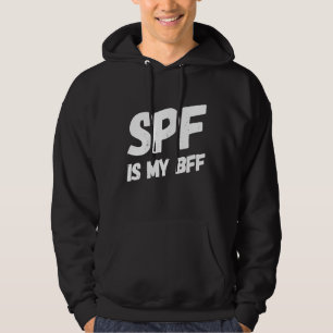 SPF Is My BFF Dermatologie Dermatoloog Zonnebrandc Hoodie