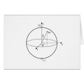 Sphère Bloch | Physique / Maths Quantum Bit (Devant horizontal)
