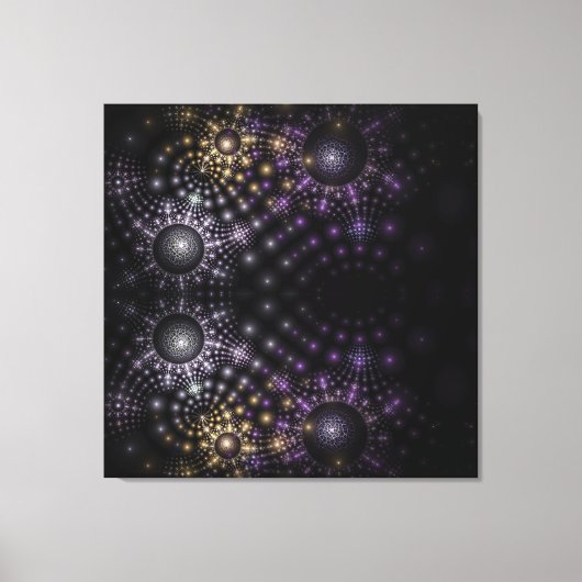 Sphère fractale Mandala Universe toile étirée (Recto)