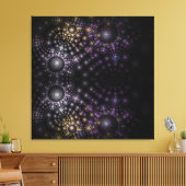 Sphère fractale Mandala Universe toile étirée (Insitu(Salon))