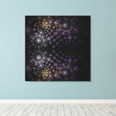Sphère fractale Mandala Universe toile étirée (Insitu (Plancher de Bois))