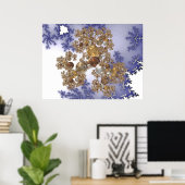 Spheres Fractal Poster (Thuiskantoor)