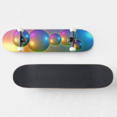 Spheres Shiny Skateboard (Horizontaal)