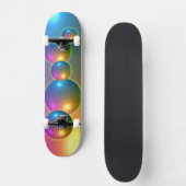 Spheres Shiny Skateboard (Voorkant)